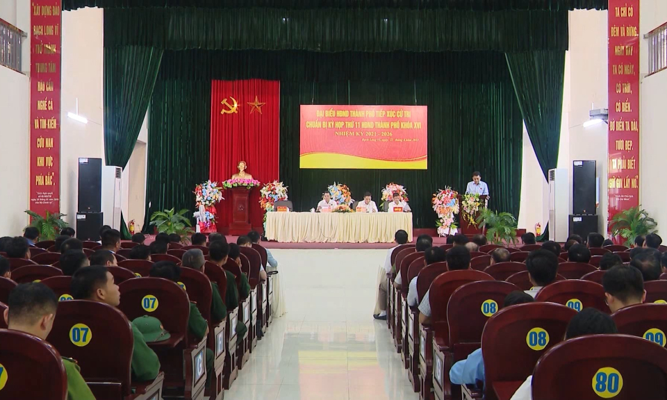 Tiếp x&uacute;c cử tri chuẩn bị kỳ họp thứ 11, HĐND TP kh&oacute;a XVI