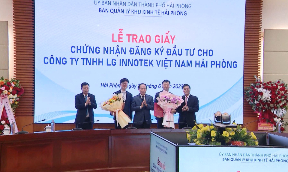 LG Innotek tăng vốn đầu tư hơn 1 tỷ USD v&agrave;o Hải Ph&ograve;ng 
