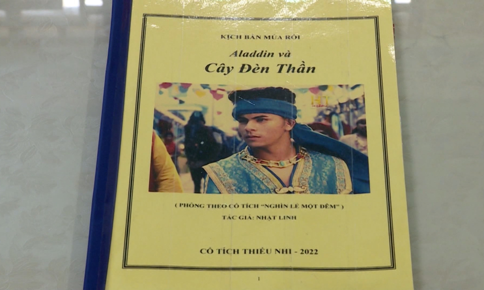 Chuẩn bị d&agrave;n dựng vở m&uacute;a rối &ldquo;Aladdin v&agrave; c&acirc;y đ&egrave;n thần&rdquo;