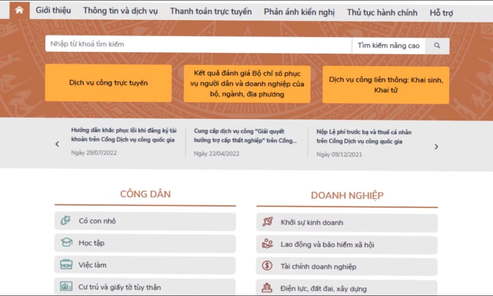 Việt Nam triển khai 2 nh&oacute;m dịch vụ c&ocirc;ng li&ecirc;n th&ocirc;ng mới