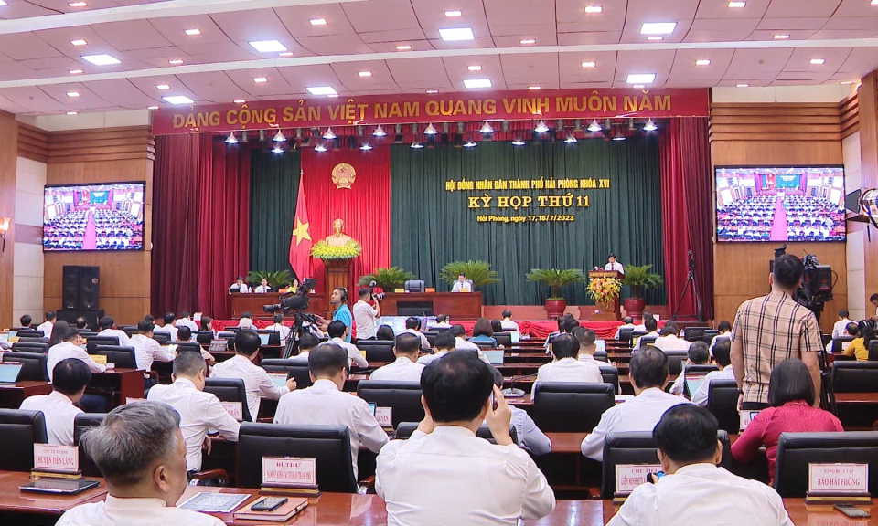 Kỳ họp thứ 11 HĐND th&agrave;nh phố kh&oacute;a XVI