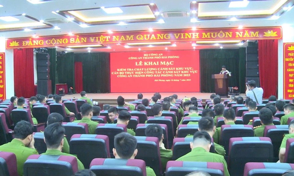 Kiểm tra chất lượng cảnh s&aacute;t khu vực năm 2023