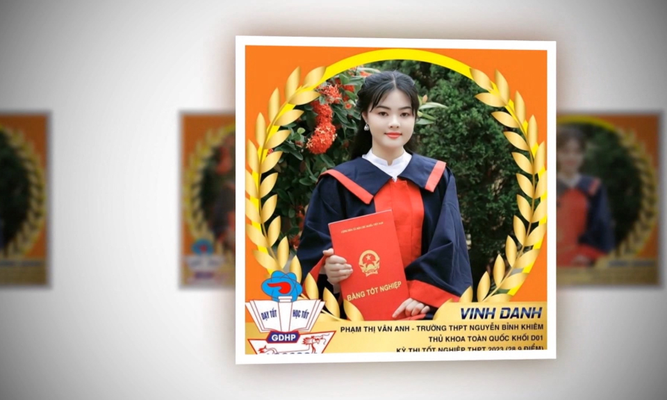 Nữ sinh Hải Ph&ograve;ng l&agrave; thủ khoa khối D01 to&agrave;n quốc