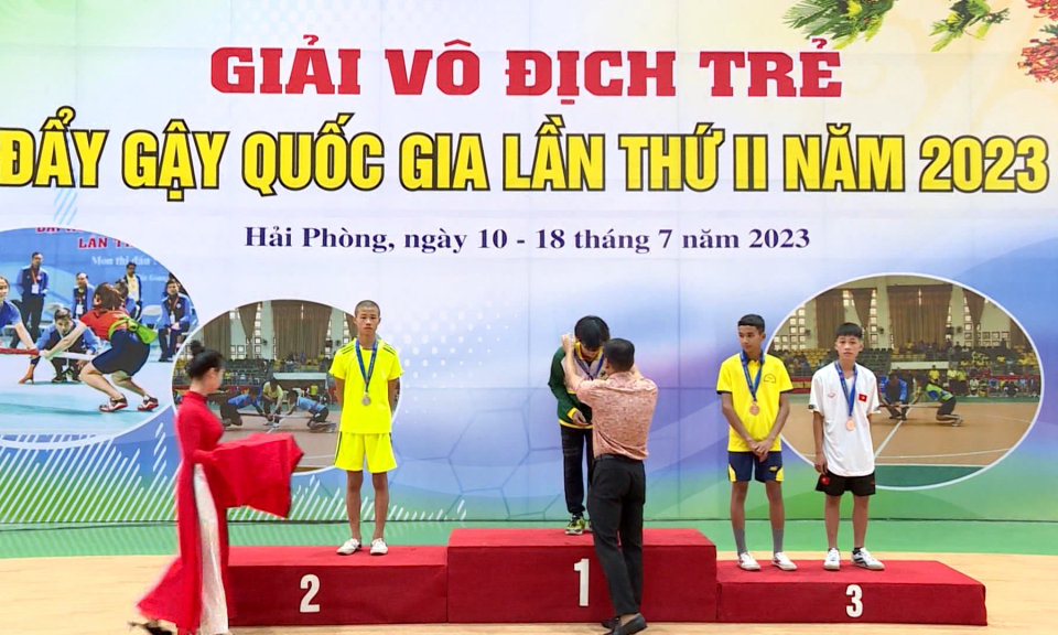 Đo&agrave;n Hải Ph&ograve;ng nhất to&agrave;n đo&agrave;n giải V&ocirc; địch trẻ v&agrave; thiếu ni&ecirc;n đẩy gậy quốc gia lần thứ 2