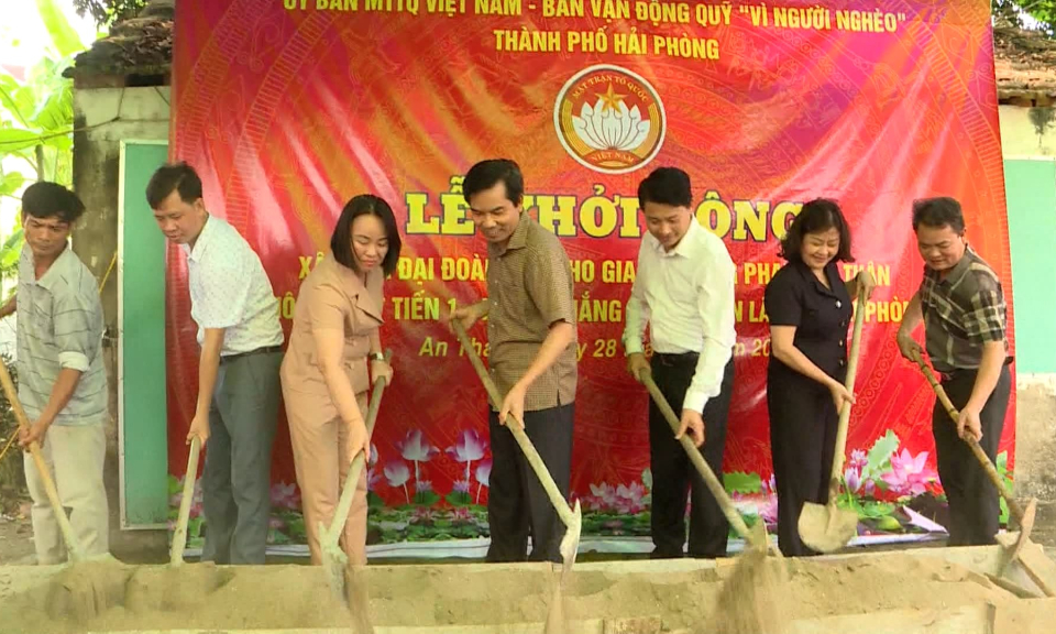 Huyện An L&atilde;o x&acirc;y nh&agrave; đại đo&agrave;n kết hỗ trợ người ngh&egrave;o 