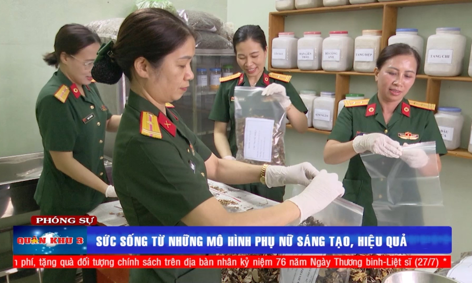 Qu&acirc;n khu 3: Sức sống từ những m&ocirc; h&igrave;nh phụ nữ s&aacute;ng tạo, hiệu quả 