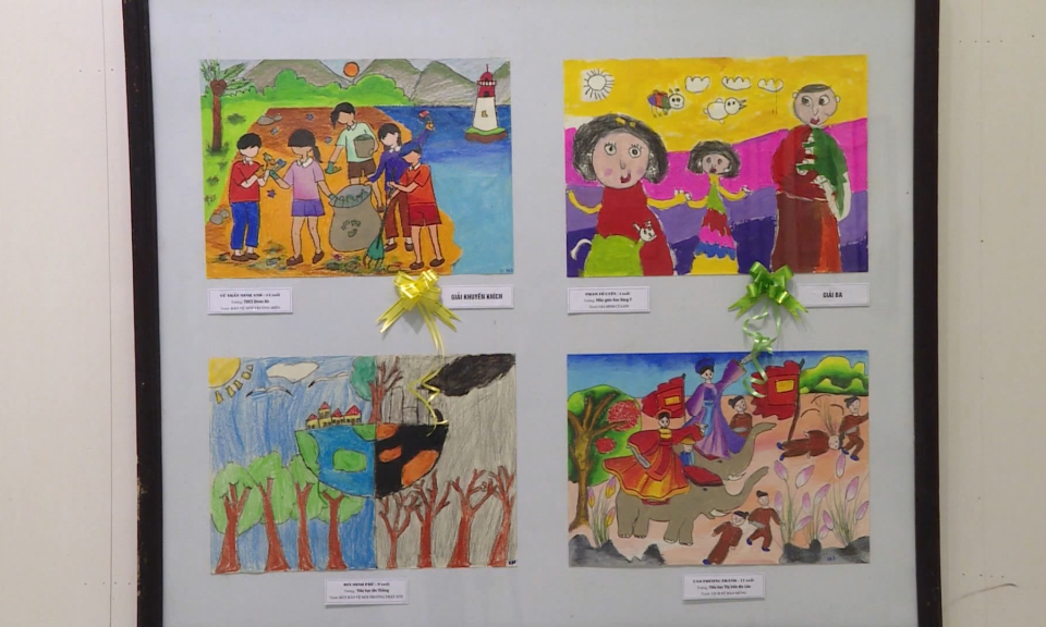 Trao giải cuộc thi vẽ tranh thiếu nhi h&egrave;  2023