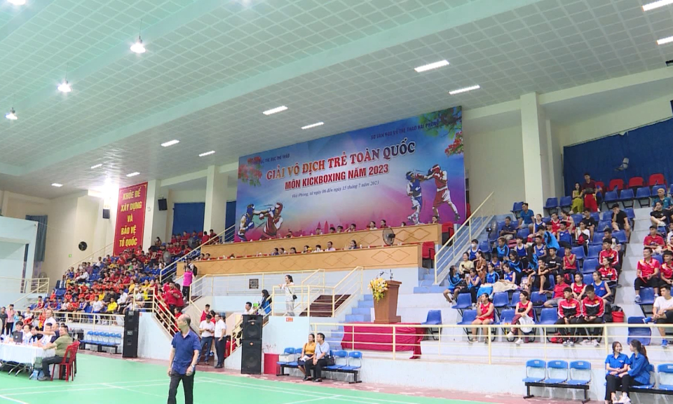 Hải Ph&ograve;ng tổ chức giải V&ocirc; địch trẻ to&agrave;n quốc m&ocirc;n kickboxing 2023