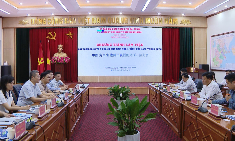 Trao đổi kinh nghiệm ph&aacute;t triển khu thương mại tự do gắn với cảng biển