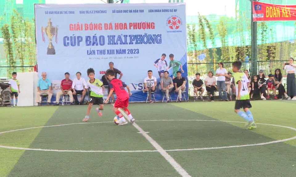 Bế mạc giải b&oacute;ng đ&aacute; Hoa phượng &ndash; C&uacute;p B&aacute;o Hải Ph&ograve;ng lần thứ XIII năm 2023