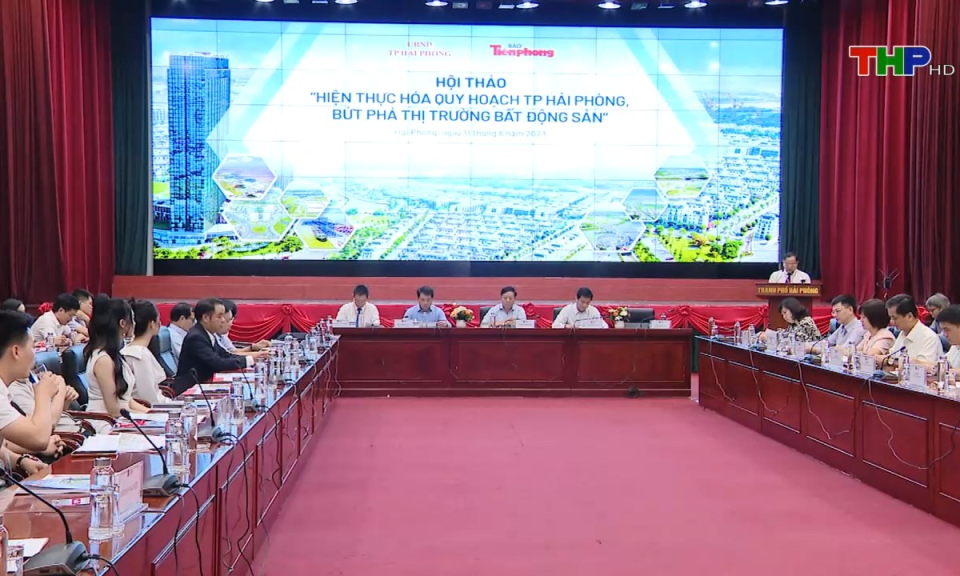 Hiện thực h&oacute;a quy hoạch th&agrave;nh phố Hải Ph&ograve;ng
