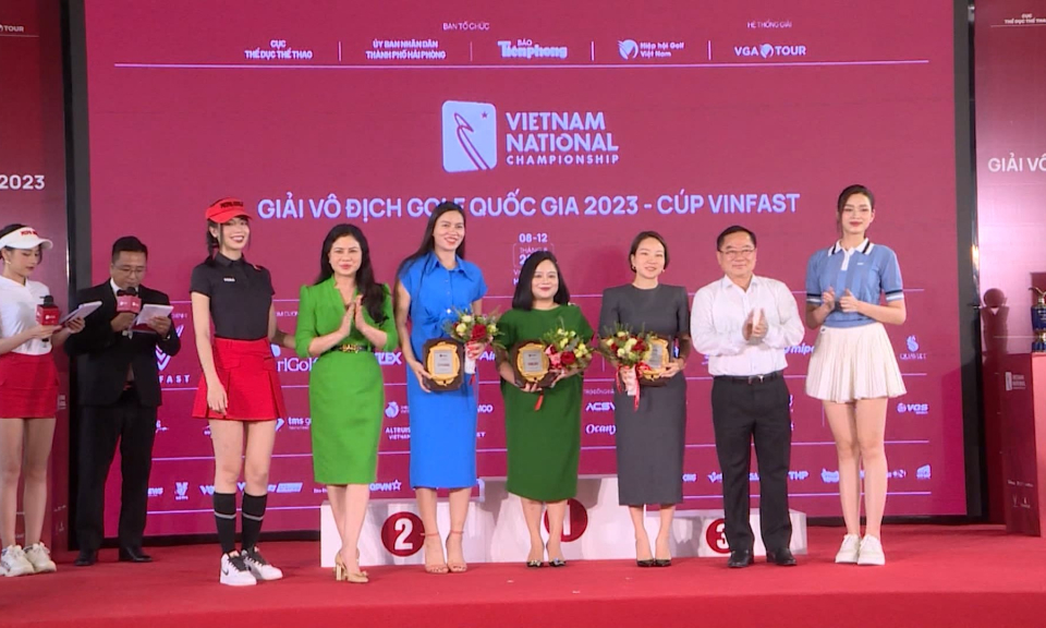 Giải V&ocirc; địch golf quốc gia 2023 &ndash; C&uacute;p VinFast ch&iacute;nh thức kh&eacute;p lại