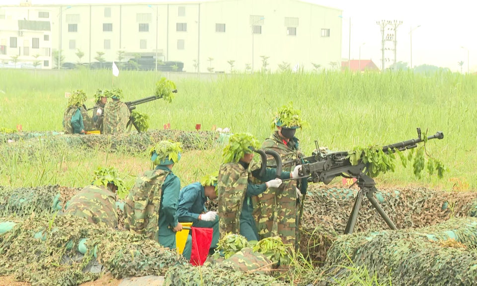 Quốc ph&ograve;ng địa phương: Diễn tập khu vực ph&ograve;ng thủ huyện Ti&ecirc;n L&atilde;ng năm 2023