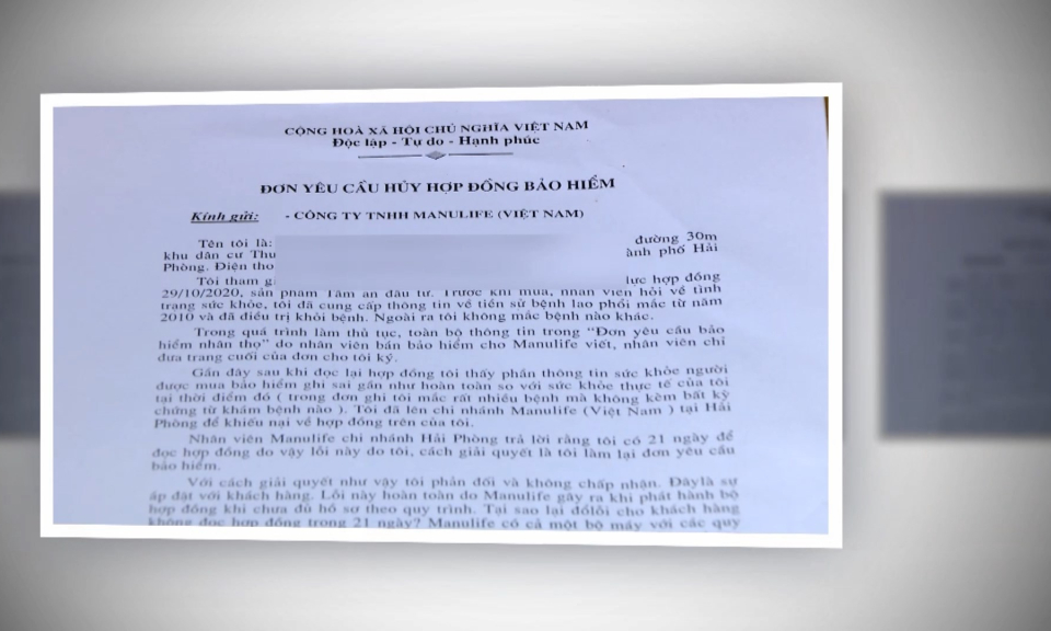 Ph&aacute;p luật v&agrave; cuộc sống: Thận trọng trong giao dịch hợp đồng bảo hiểm       