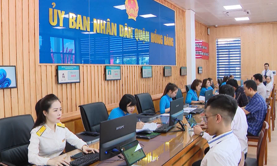 Quận Hồng B&agrave;ng đẩy mạnh cải c&aacute;ch h&agrave;nh ch&iacute;nh