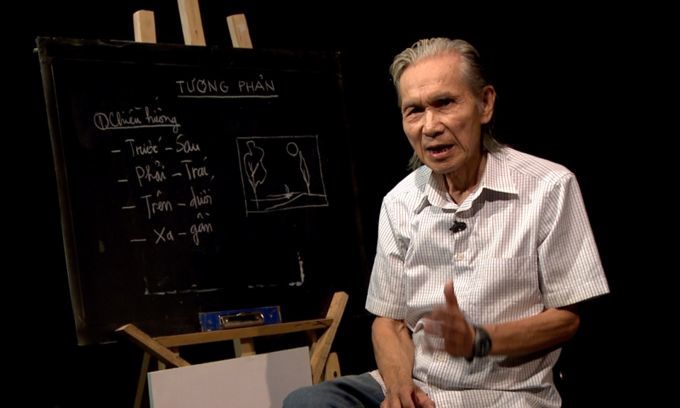 Măng non đất Cảng: Dạy vẽ tr&ecirc;n truyền h&igrave;nh (Phần 7)  