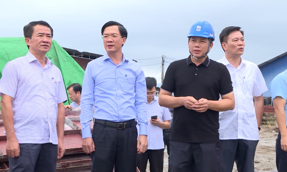 Kiểm tra tiến độ một số dự &aacute;n trọng điểm tại huyện Thủy Nguy&ecirc;n