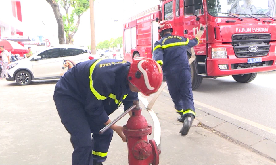 Bảo đảm nguồn nước phục vụ c&ocirc;ng t&aacute;c PCCC