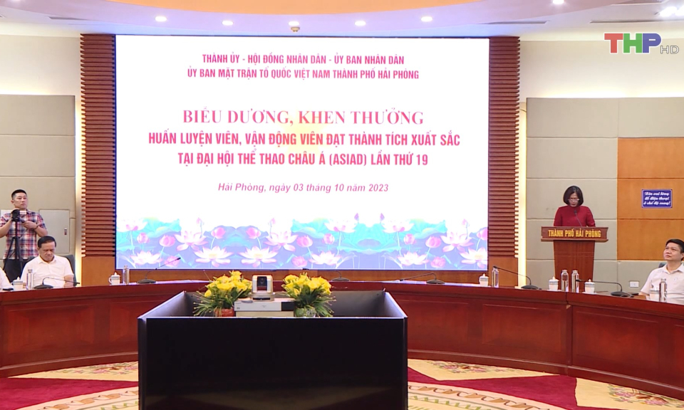 Biểu dương, khen thưởng HLV, VĐV xuất sắc tại ASIAD 19