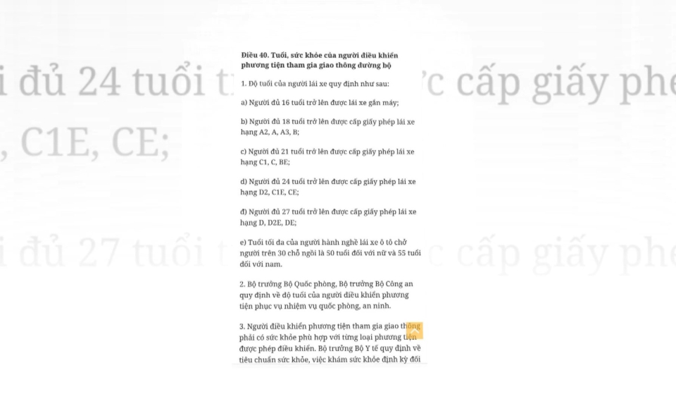 An to&agrave;n giao th&ocirc;ng: Đề xuất người điều khiển m&ocirc; t&ocirc;, xe gắn m&aacute;y phải kiểm tra sức khỏe định kỳ