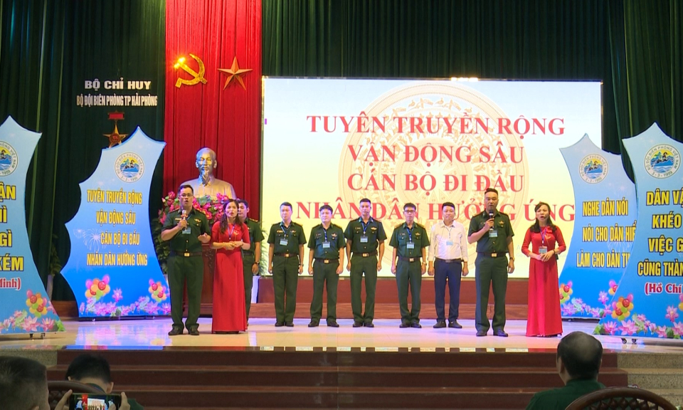 An ninh biển đảo: Lan tỏa m&ocirc; h&igrave;nh d&acirc;n vận kh&eacute;o tại Bi&ecirc;n ph&ograve;ng Hải Ph&ograve;ng