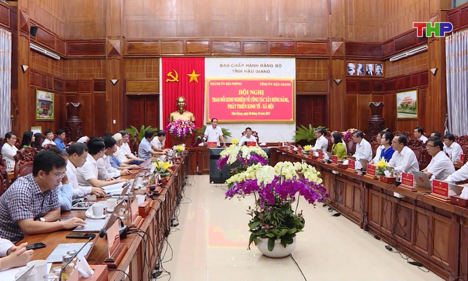 Hợp t&aacute;c Hải Ph&ograve;ng- Hậu Giang      