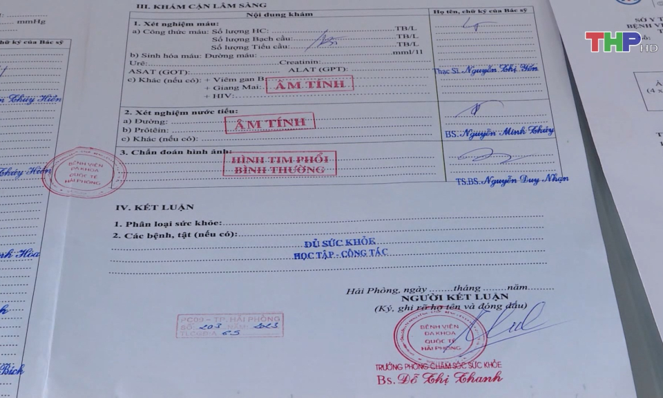 Ngăn chặn nạn mua b&aacute;n giấy ph&eacute;p sức khỏe giả