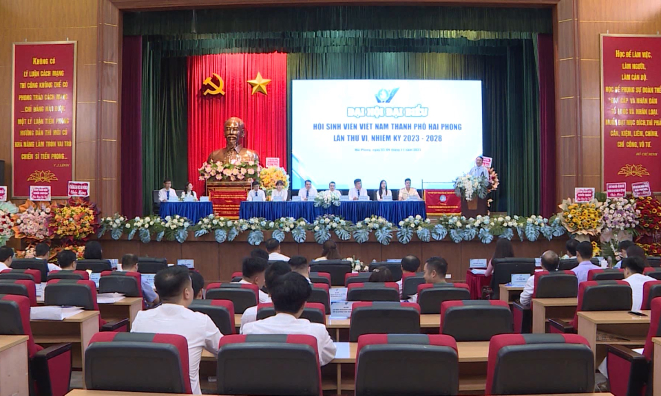 Đại hội Đại biểu Hội sinh vi&ecirc;n VN th&agrave;nh phố HP lần thứ VI 