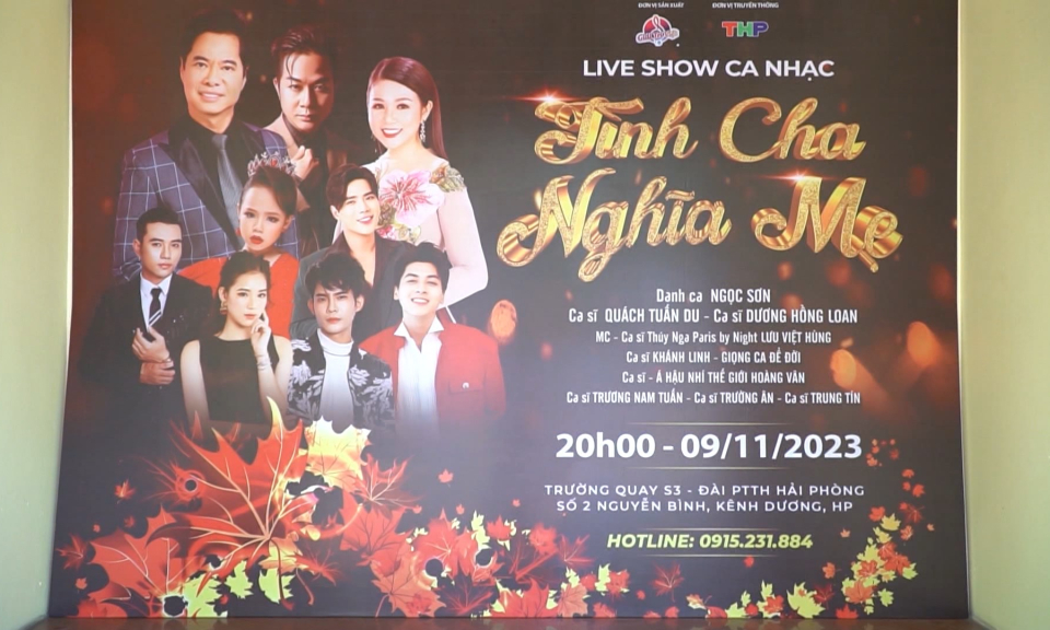 Chuẩn bị đ&ecirc;m nhạc bolero &ldquo;T&igrave;nh cha, nghĩa mẹ&rdquo;