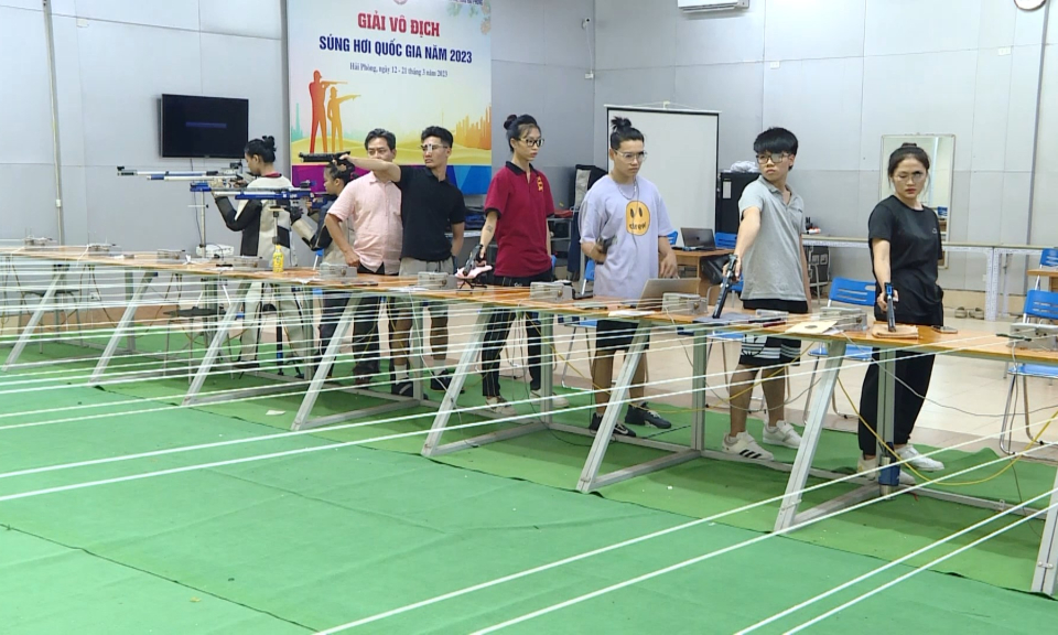 Cận cảnh: Bắn s&uacute;ng Hải Ph&ograve;ng - Niềm tin ở những vận động vi&ecirc;n trẻ