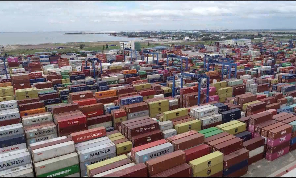 Cảng container quốc tế T&acirc;n Cảng Hải Ph&ograve;ng đ&oacute;n TEU thứ 1 triệu th&ocirc;ng qua    