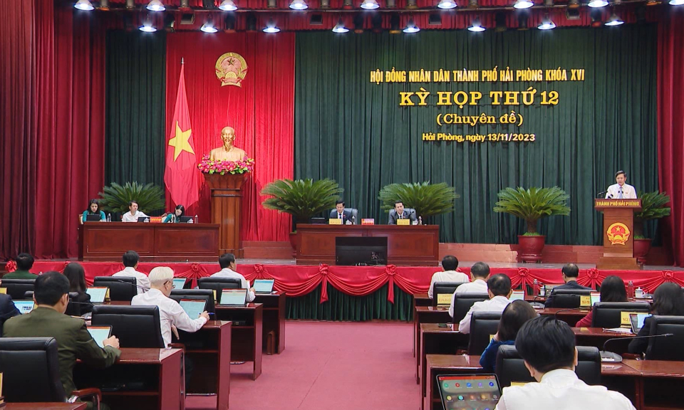 Kỳ họp thứ 12 ( Kỳ họp chuy&ecirc;n đề) HĐND TP kh&oacute;a XVI