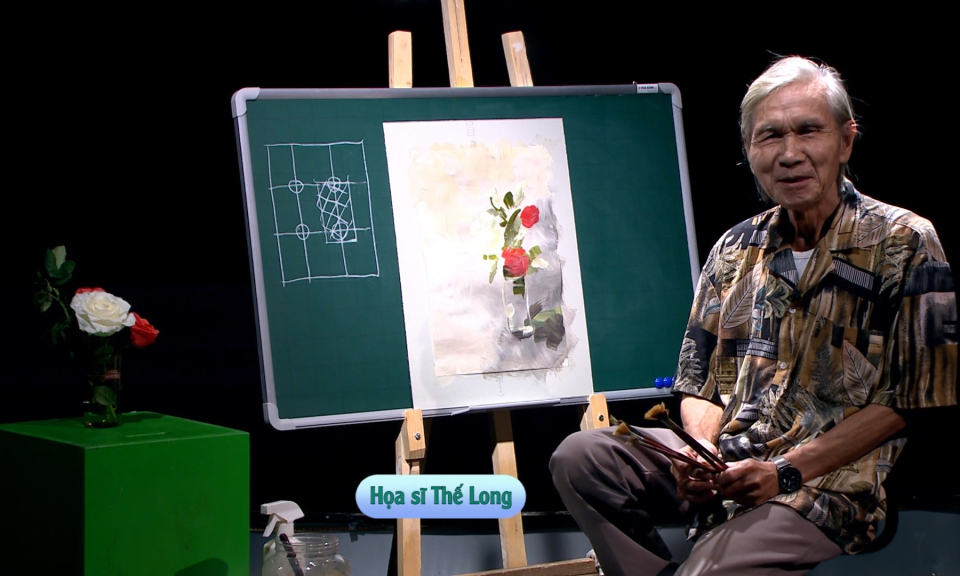 Măng non đất Cảng: Dạy vẽ tr&ecirc;n truyền h&igrave;nh ( Phần 13 )  