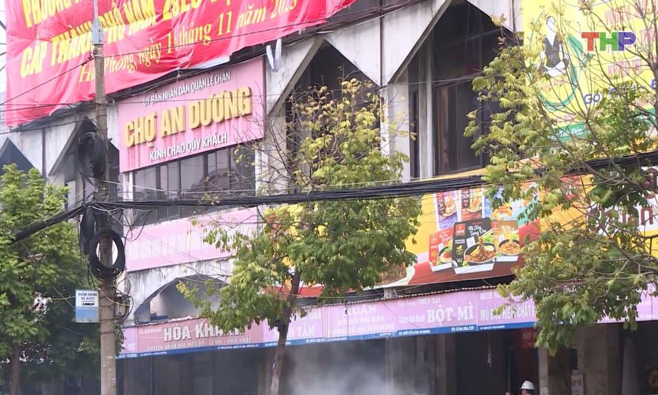 Tổng diễn tập PCCC chợ An Dương 