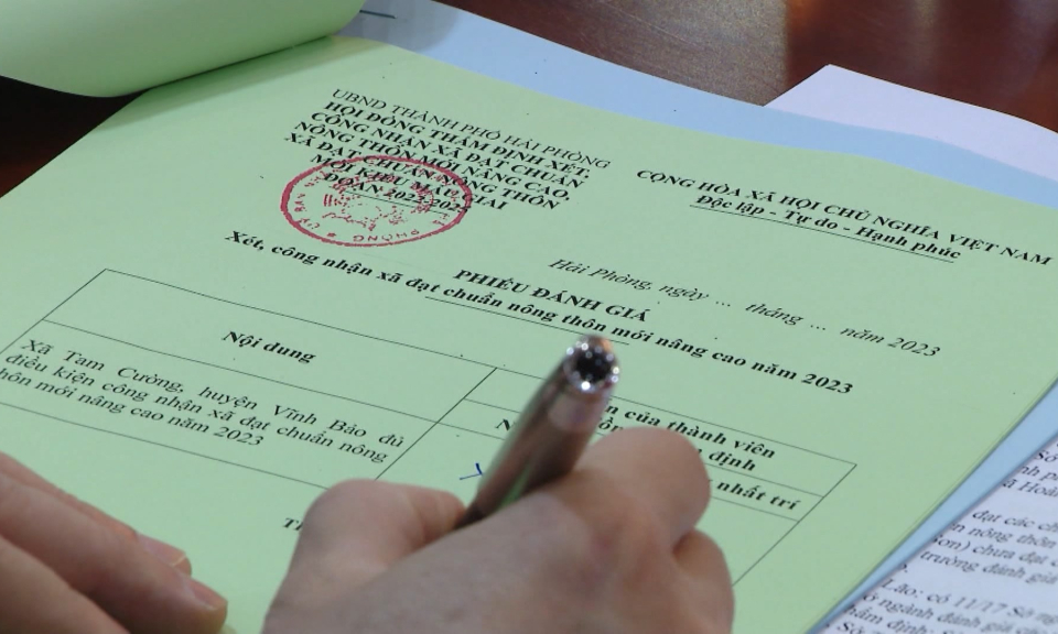 X&eacute;t, đ&aacute;nh gi&aacute; c&ocirc;ng nhận x&atilde; đạt chuẩn n&ocirc;ng th&ocirc;n mới n&acirc;ng cao, kiểu mẫu (Đợt 2) năm 2023