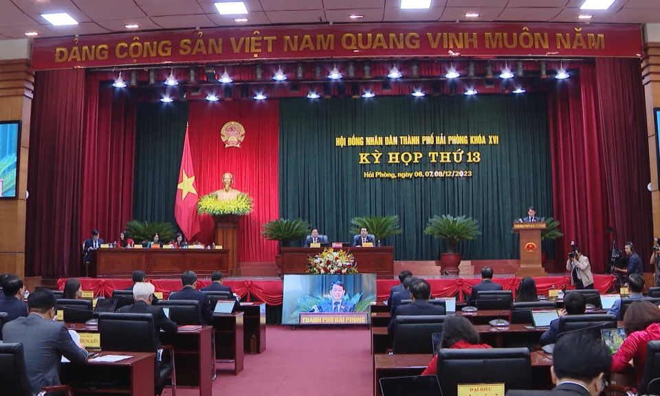 Bế mạc Kỳ họp thứ 13 HĐND th&agrave;nh phố kh&oacute;a XVI