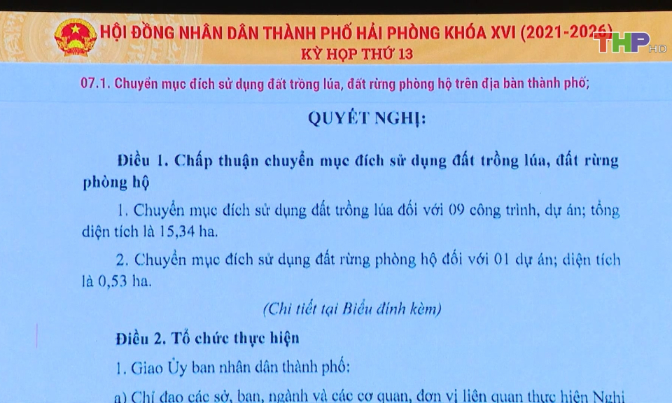 HĐND th&agrave;nh phố th&ocirc;ng qua 27 Nghị quyết