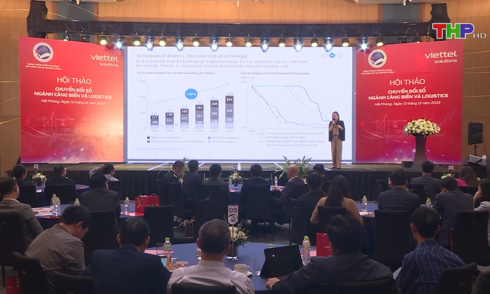 Chuyển đổi số ng&agrave;nh Cảng biển v&agrave; Logistics 