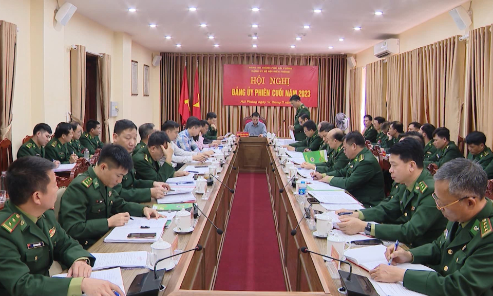  Đảng ủy Bộ đội bi&ecirc;n ph&ograve;ng ra nghị quyết thực hiện nhiệm vụ năm 2024