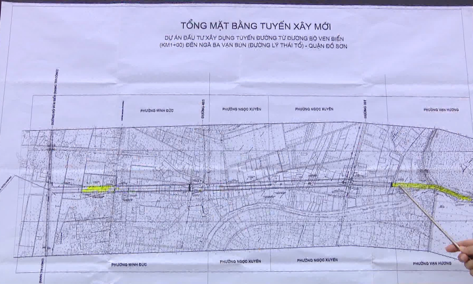  Tiến độ dự &aacute;n tại quận Đồ Sơn