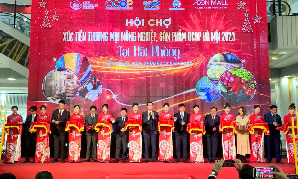 Hội chợ x&uacute;c tiến thương mại n&ocirc;ng nghiệp, sản phẩm OCOP  