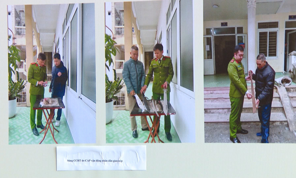 Thu hồi vũ kh&iacute;, vật liệu nổ