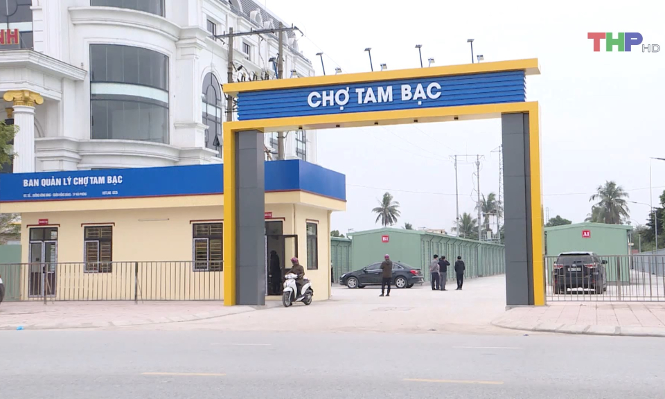 Sớm đưa chợ tạm Tam Bạc v&agrave;o hoạt động 
