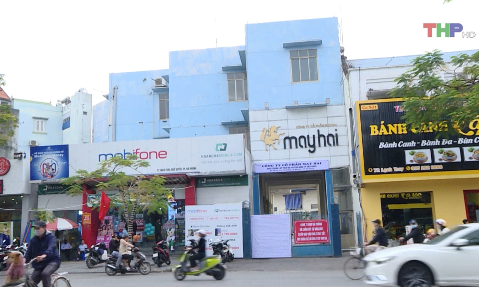 Quyết định cưỡng chế thu hồi đất C&ocirc;ng ty May Hải Ph&ograve;ng (C&ocirc;ng ty CP May Hai)