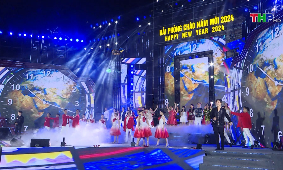  S&ocirc;i động Chương tr&igrave;nh nghệ thuật &ldquo;Hải Ph&ograve;ng - Ch&agrave;o năm mới 2024&rdquo;