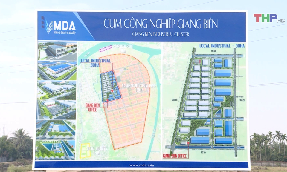 T&iacute;ch cực triển khai dự &aacute;n Cụm C&ocirc;ng nghiệp Giang Bi&ecirc;n
