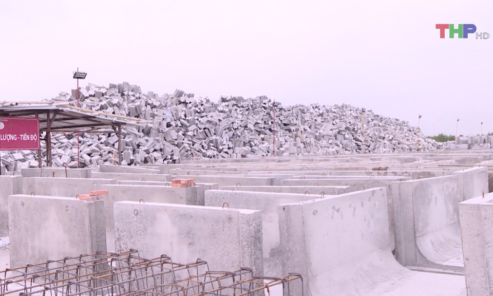 Tiến độ Dự &aacute;n đ&ecirc; biển Nam Đ&igrave;nh Vũ  