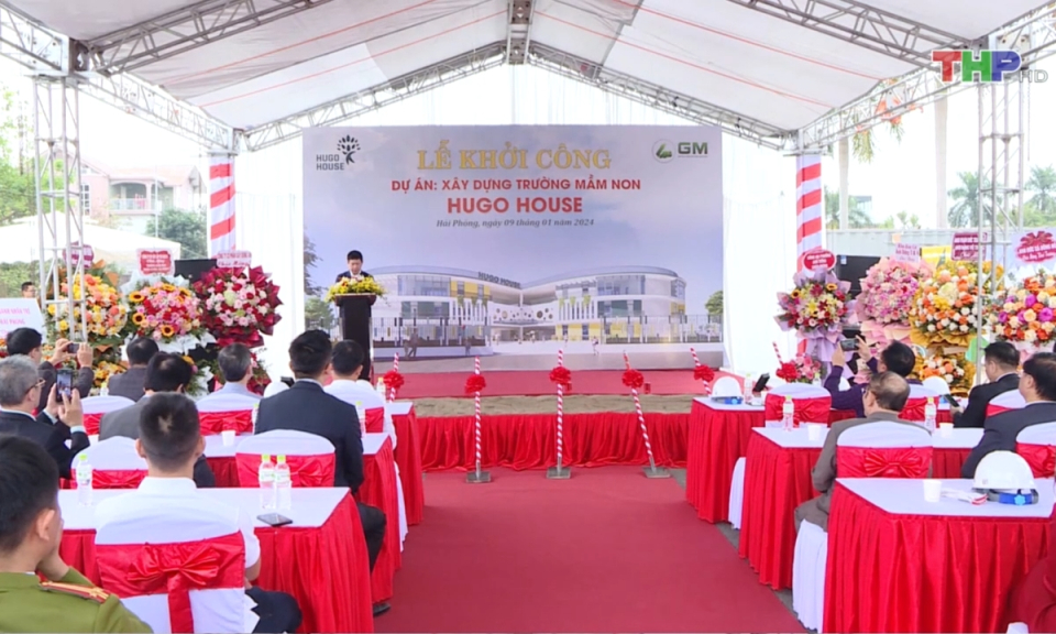 Động thổ x&acirc;y dựng trường Mầm non Hugo house