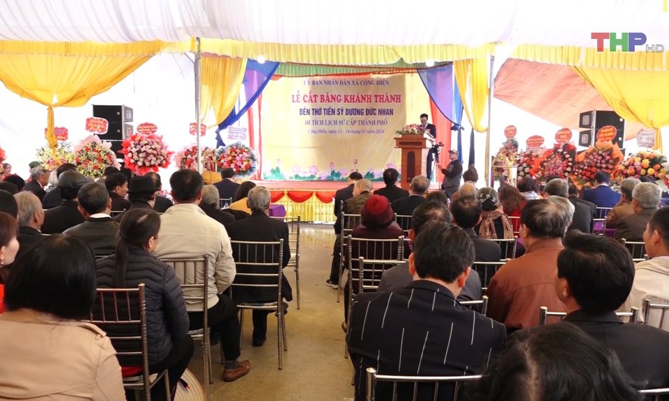 Kh&aacute;nh th&agrave;nh Đền thờ Tiến sĩ Dương Đức Nhan