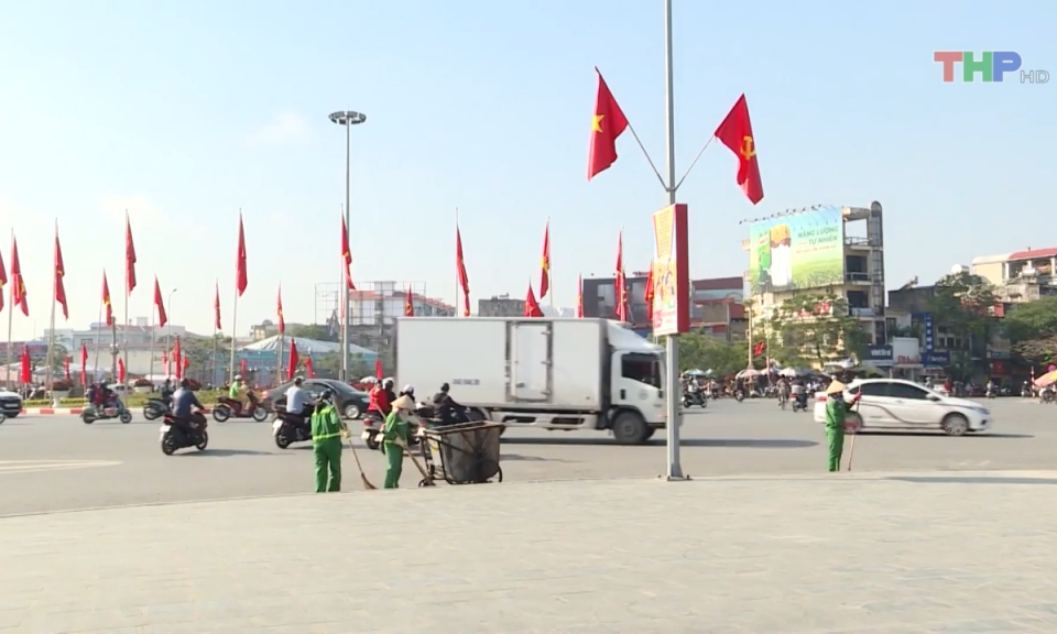 1400 c&ocirc;ng nh&acirc;n m&ocirc;i trường l&agrave;m việc xuy&ecirc;n Tết